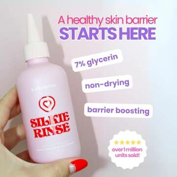 Kiramoon Face Wash Silkie Rinse Hydrating Gentle Face Cleanser for Dry or Sensitive Skin - Hydrating...