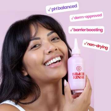 Kiramoon Face Wash Silkie Rinse Hydrating Gentle Face Cleanser for Dry or Sensitive Skin - Hydrating Makeup Remover & Face Wash w/Ceramides & Squalane