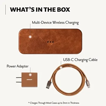 Stylish Courant Catch:2 Wireless Charger for iPhone and AirPods