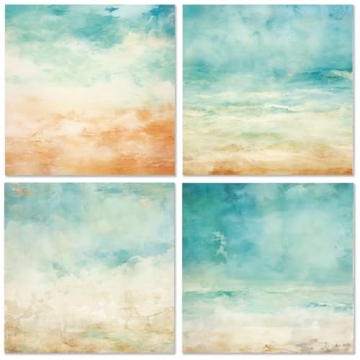 Ocean Sea Waves Scrapbook Paper Pack for Creative Projects