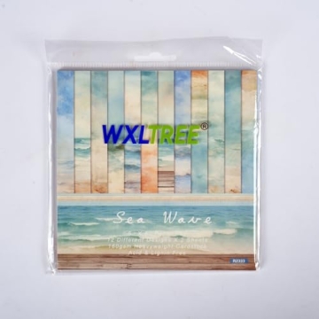 Ocean Sea Waves Scrapbook Paper Pack for Creative Projects