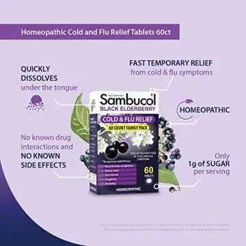 Sambucol Cold Relief Tablets - Natural Homeopathic Remedy