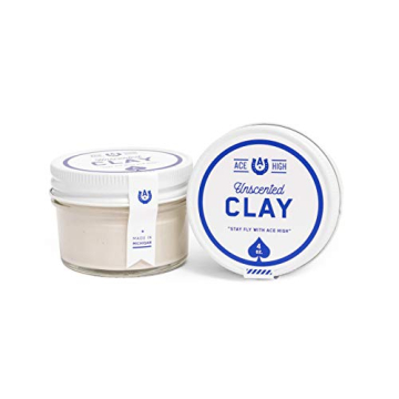 Ace High Unscented Hair Clay for Strong Hold