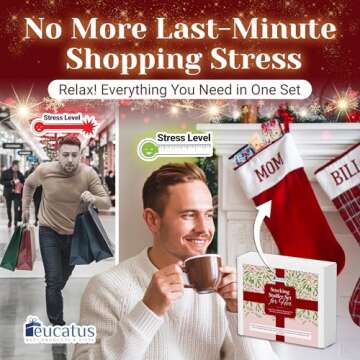 14 Pc All in One Luxury Stocking Stuffer Set for Her. Super Thoughtful Premium Christmas Sock Gifts ...