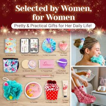 14 Pc All in One Luxury Stocking Stuffer Set for Her