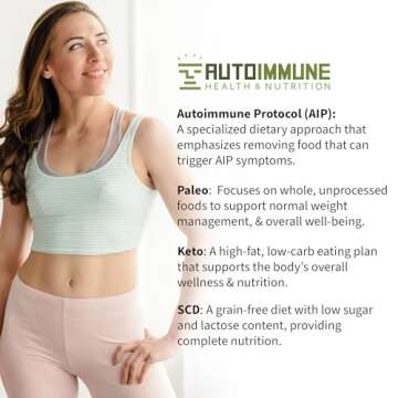 Autoimmune Health & Nutrition Collagen Protein Powder for Women & Men - Soy, Gluten, & Dairy Free Non GMO Collagen Protein from Grass-Fed Beef - 1 lb