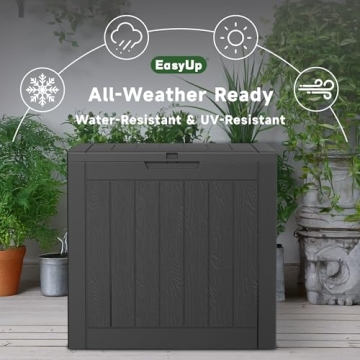 EasyUp 30 Gallon Waterproof Outdoor Storage Box