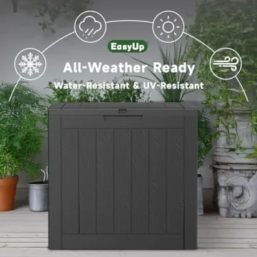 EasyUp 30 Gallon Waterproof Outdoor Storage Box