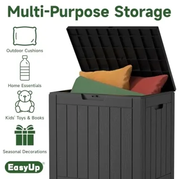 EasyUp 30 Gallon Waterproof Outdoor Storage Box
