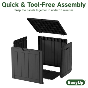 EasyUp 30 Gallon Waterproof Outdoor Storage Box