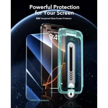 ESR iPhone 16 Pro Screen Protector 3 Pack 9H Hardness