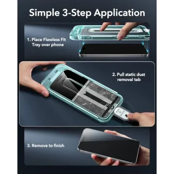 ESR iPhone 16 Pro Screen Protector 3 Pack 9H Hardness