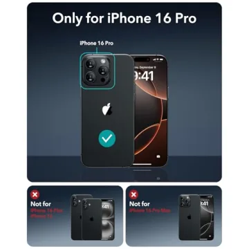 ESR iPhone 16 Pro Screen Protector 3 Pack 9H Hardness