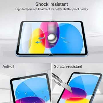 ProCase Screen Protector for iPad A16 2025 11th/10th 2022 Generation (11-inch/10.9), HD Clear Tempered Glass Film Guard -2 Pack