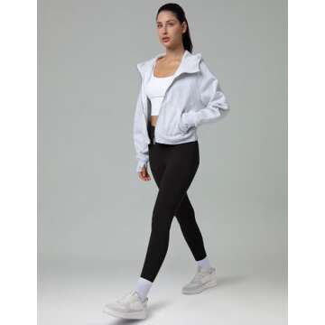 Colorfulkoala Women's Dreamlux High Waisted Workout Leggings 28" Inseam Full Length Yoga Pants (L, Black)