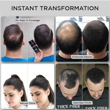 THICK FIBER Hair Fibers - Instant Coverage for Hair Loss