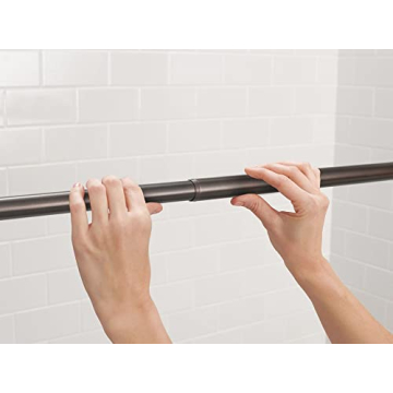 Moen Adjustable Shower Curtain Rod in Old World Bronze