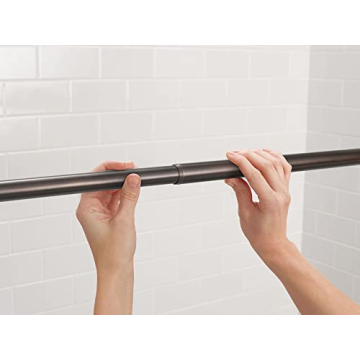 Moen Adjustable Shower Curtain Rod in Old World Bronze