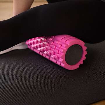 321 STRONG Foam Roller - Medium Density Deep Tissue Massager for Muscle Massage and Myofascial Trigger Point Release, with 4K eBook - Glam