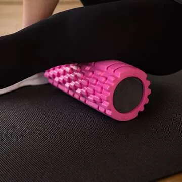 321 STRONG Foam Roller - Medium Density Deep Tissue Massager for Muscle Massage and Myofascial Trigger Point Release, with 4K eBook - Glam