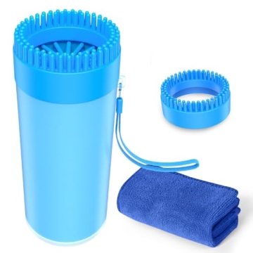 Upgrade 2 In 1 Paw Buddy for Medium Dogs - Muddy Foot Cleaner