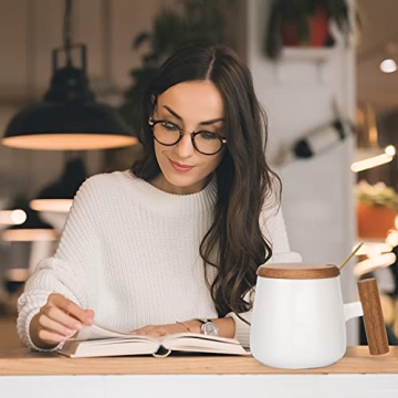 GOOD ALWAYS Ceramic Coffee Mug, 14 Oz Gift for All