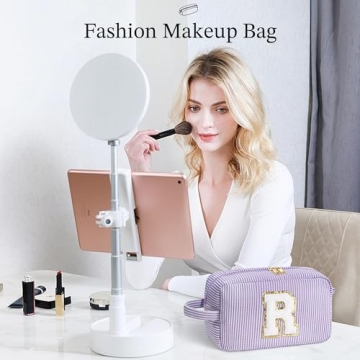 YOOLIFE Initial Cosmetic Bag - Stylish Girls Gift