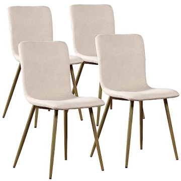 Elegant Modern Dining Chairs Set of 4 - Comfort & Style for Any Room