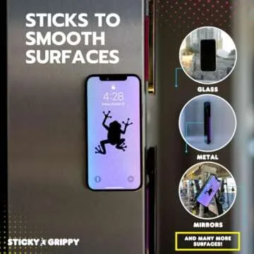 StickyGrippy Phone Mount - Hands-Free for iPhone & Android