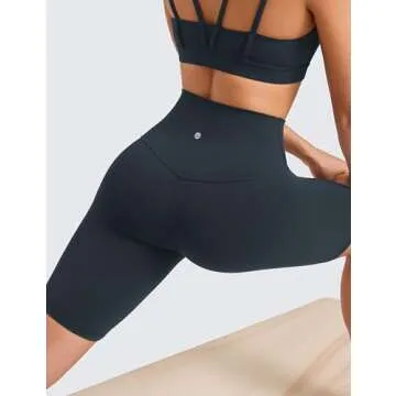 CRZ YOGA Women’s Butterluxe Biker Shorts - 8” High Waisted