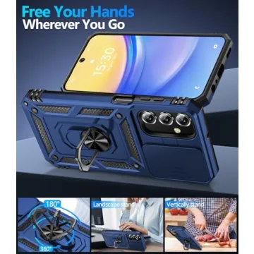 Samsung Galaxy A15 5G Protective Case with Lens Cover