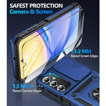 Samsung Galaxy A15 5G Protective Case with Lens Cover