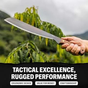 Condor Heavy Duty Machete with Walnut Handle and Sheath