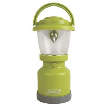 Coleman Kids Adventure Mini LED Lantern, Handheld Children's Lantern with Lifetime LED Bulbs, 16 Hrs Run Time, Water-Resistant Design (Colors May Vary)