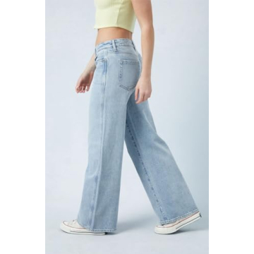 PacSun Eco Ripped Low Rise Baggy Jeans for Women
