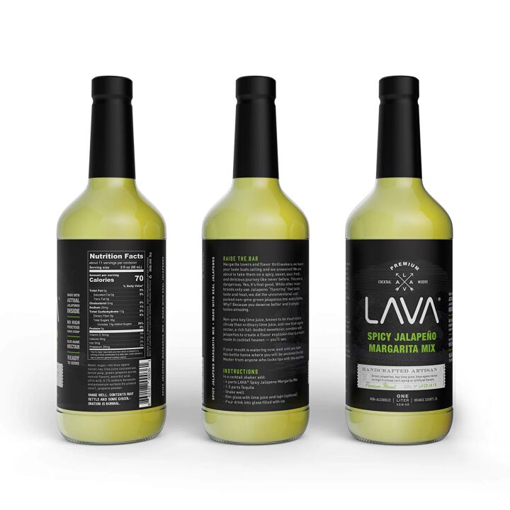LAVA Spicy Jalapeño Margarita Mix - 1 Liter