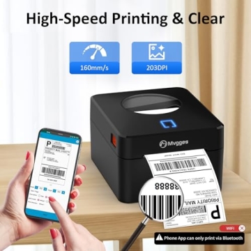Bluetooth Thermal Label Printer for Shipping
