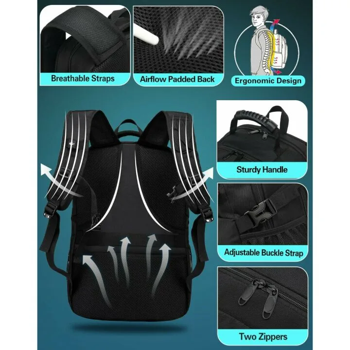 ProEtrade Large Laptop Backpack - TSA Approved, USB Port