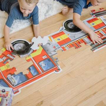 Melissa & Doug Fire Truck Puzzle for Creative Kids