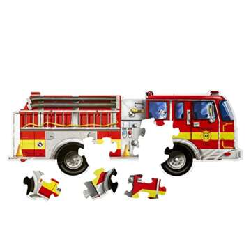 Melissa & Doug Fire Truck Puzzle for Creative Kids