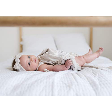 Premium Copper Pearl Baby Swaddle Blanket - Soft & Stretchy