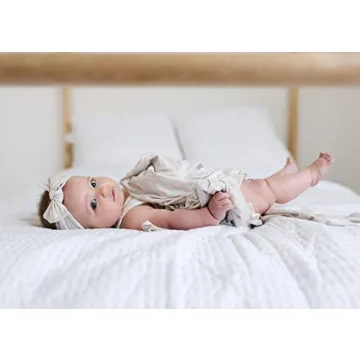 Premium Copper Pearl Baby Swaddle Blanket - Soft & Stretchy