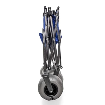 Sorin Outdoor Heavy Duty Beach Cart with Balloon Wheels