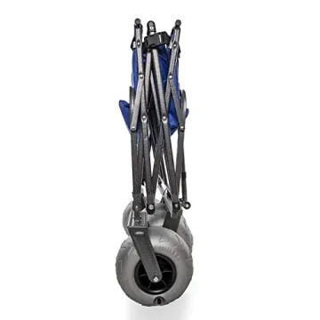 Sorin Outdoor Heavy Duty Beach Cart with Balloon Wheels