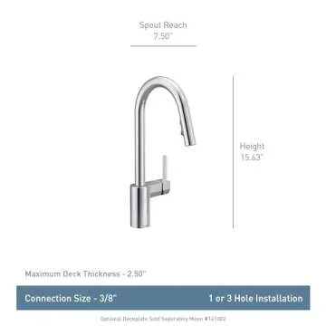 Moen Align Spot Resist Kitchen Faucet - Modern & Powerful