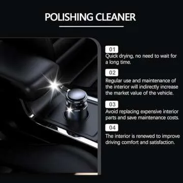 Car Interior Cleaner, 100ml Polishing Cleaner Car Interior, Car Interior Detailer and Cleaner, Vehicle Interior Polish, Interior Detailer Spray (3pcs)