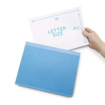 Durable Extra Capacity Hanging File Folders for Organization