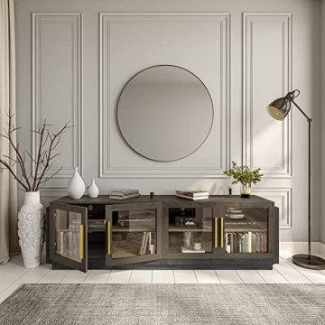 BELLEZE 70" Modern TV Stand for TVs up to 75" - Stylish & Functional