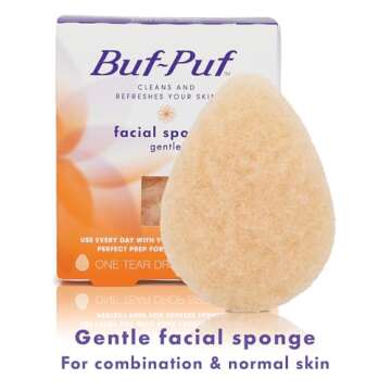 Buf Puf Gentle Facial Sponge for Smooth Skin and Radiance