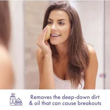 Buf Puf Gentle Facial Sponge for Smooth Skin and Radiance